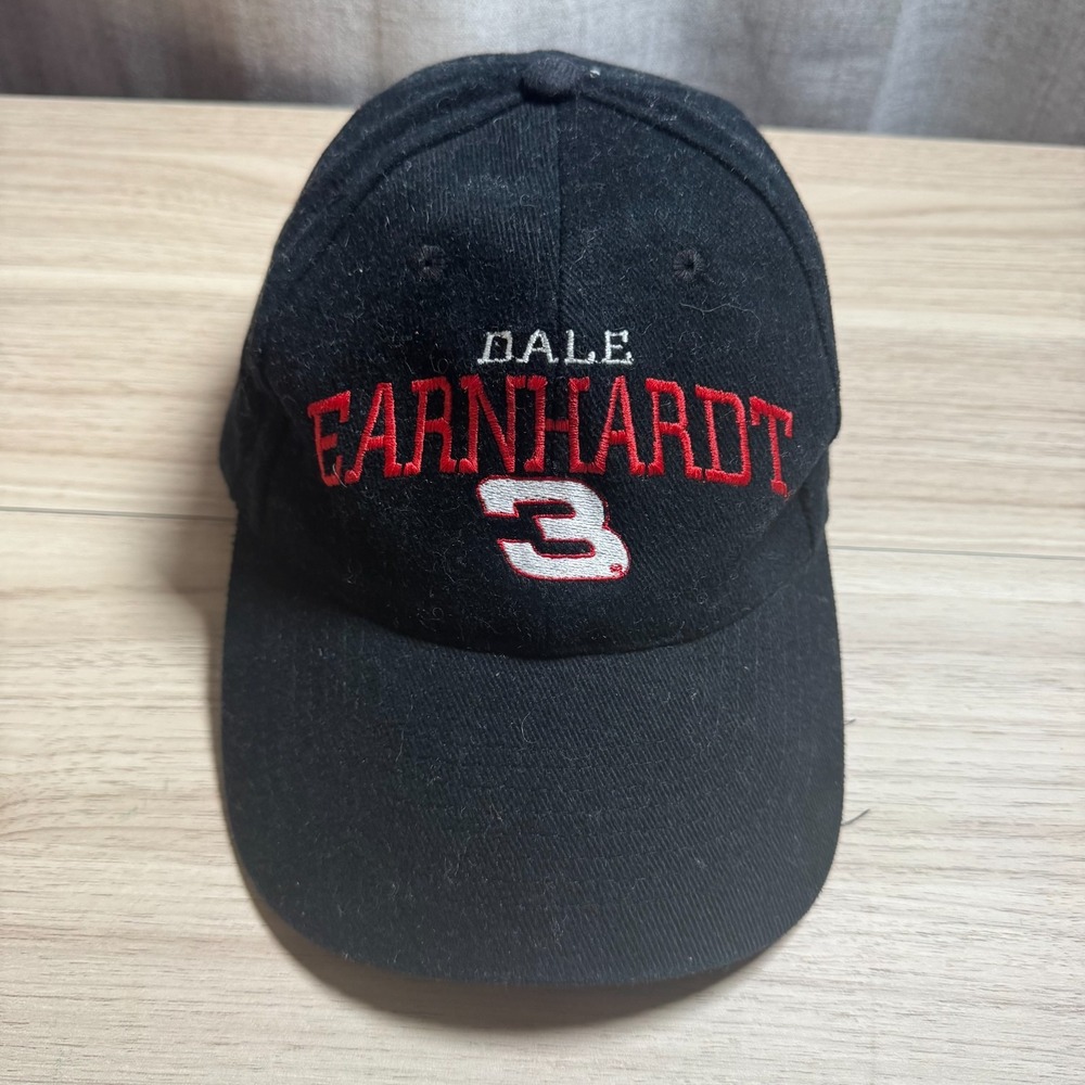 NASCAR Dale Earnhardt 3 Baseball Cap Mens Adjustable Black Vintage Racing